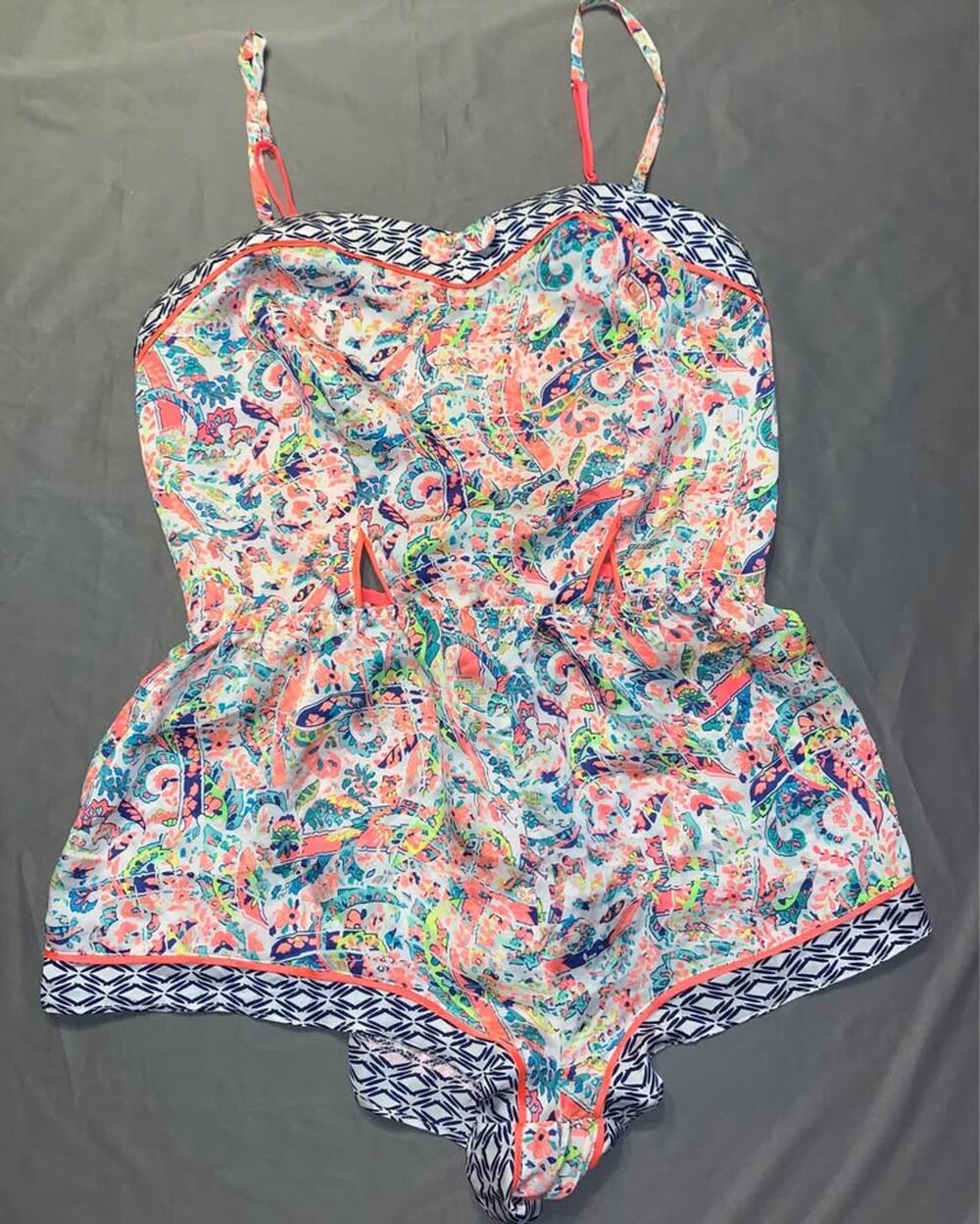 Victoria's Secret Paisley Print Romper (M)